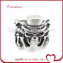 Edelstahl Totenkopf Ring Silber Schmuck Gothic Großhandel